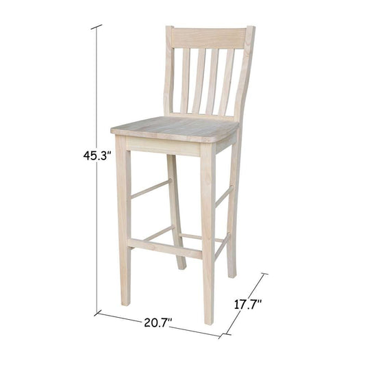 International Concepts - (Set of 5 Pcs) 36in Round Extension Dining Table with 4 Cafe Bar Height Stools - K-36RXT-27B-S6163-4 veiw 2