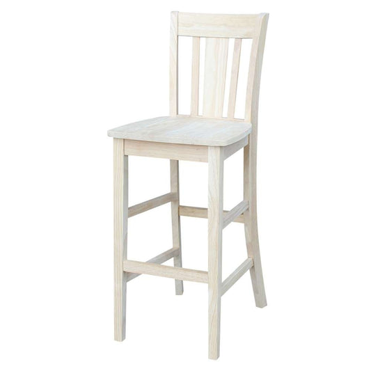 International Concepts - (Set of 5 Pcs)36X36 Square Top Ped Table with 4 Bar Height Stools - K-3636TP-6B-2-S103-4 veiw 2