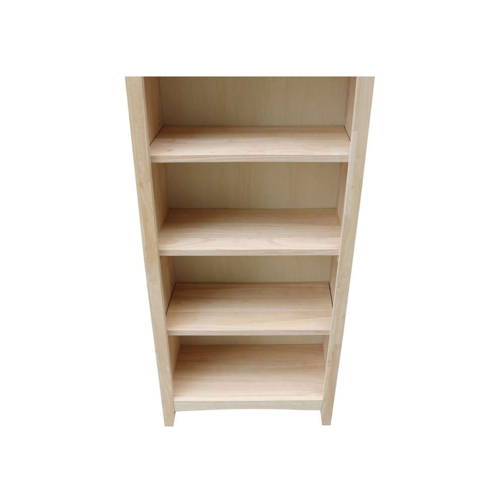 International Concepts - Shaker Bookcase - 60inH - SH-18260A veiw 7