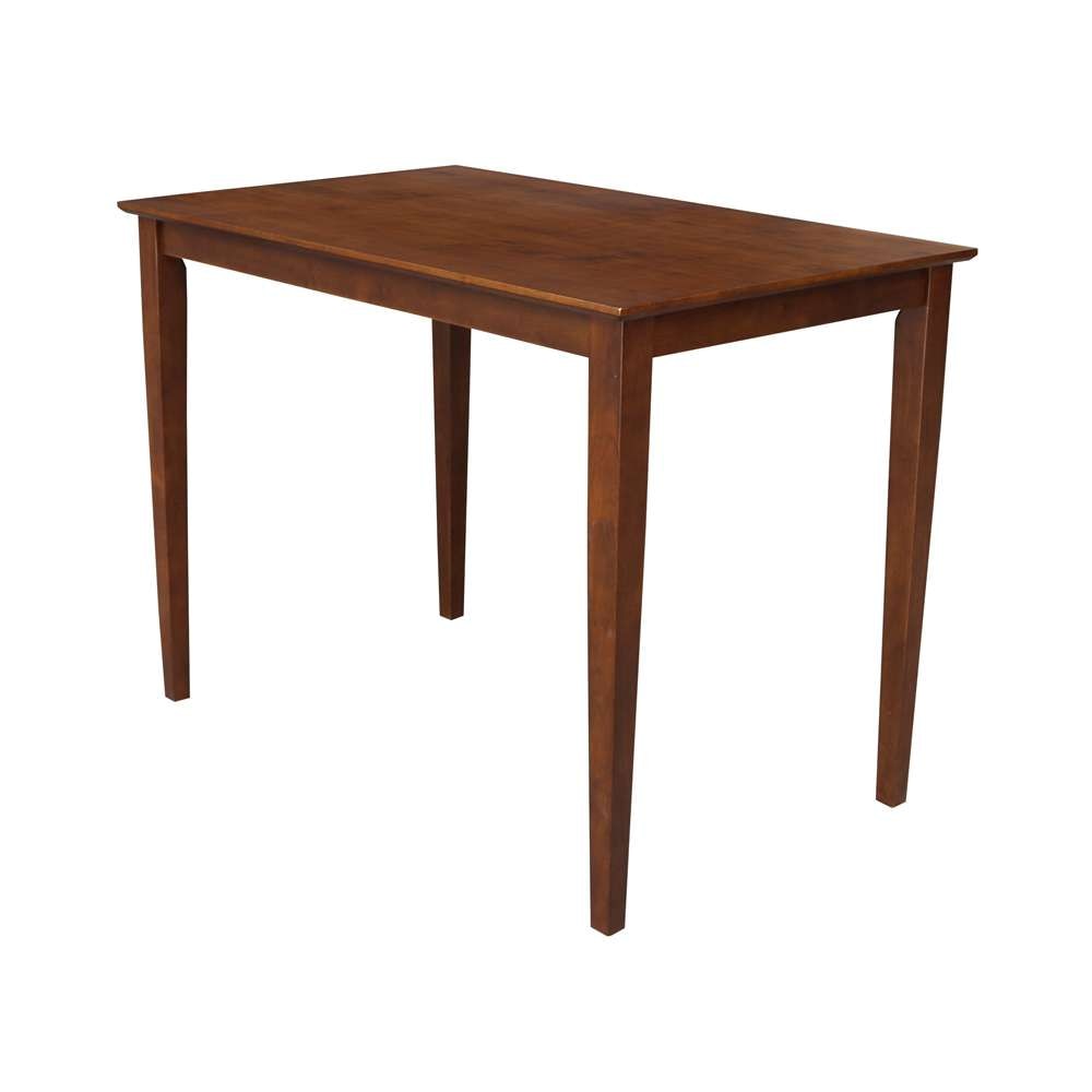 International Concepts - Solid Wood Top Table - Shaker Legs in Espresso Finish - K581-3048-36S veiw 4
