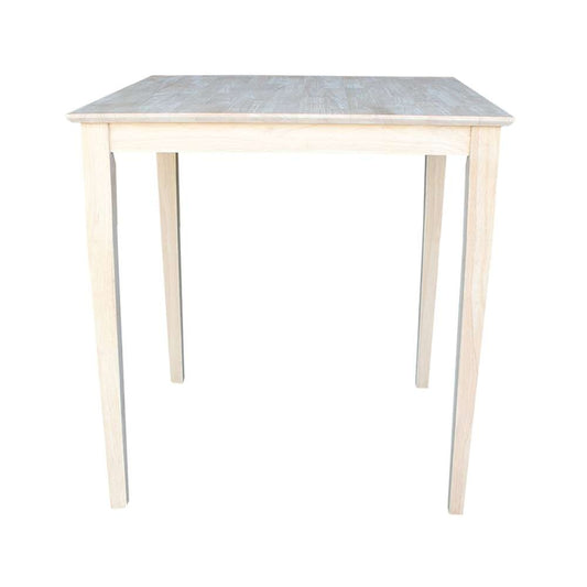 International Concepts - Solid Wood Top Table - Shaker Legs - K-3636-36S veiw 2