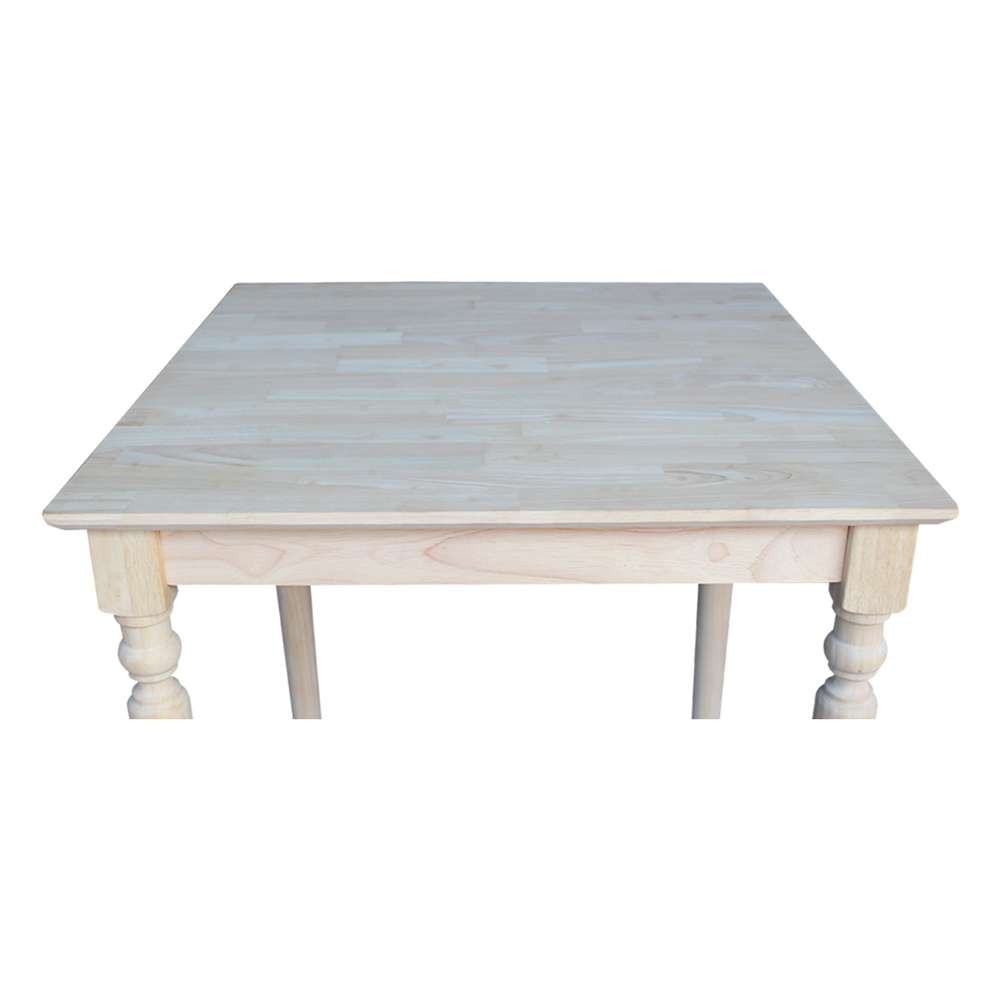 International Concepts - Solid Wood Top Table - Turned Legs - K-3030-336T veiw 5