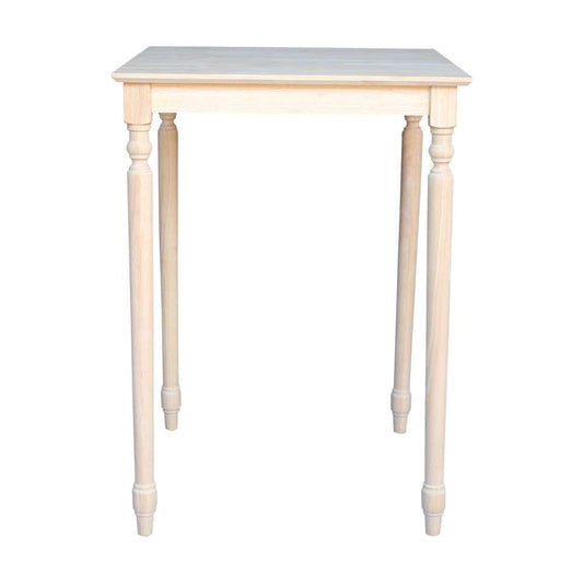 International Concepts - Solid Wood Top Table - Turned Legs - K-3030-342T veiw 2
