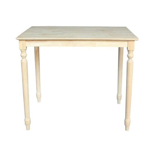 International Concepts - Solid Wood Top Table - Turned Legs - K-3042-336T veiw 2