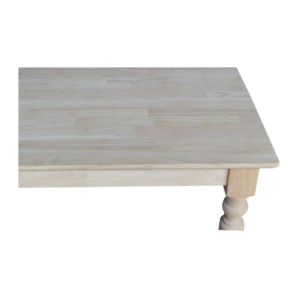 International Concepts - Solid Wood Top Table - Turned Legs - K-3042-336T veiw 5