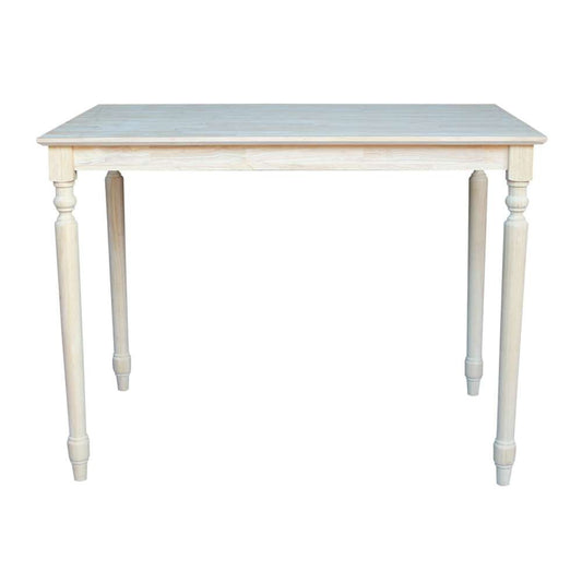 International Concepts - Solid Wood Top Table - Turned Legs - K-3048-336T veiw 2