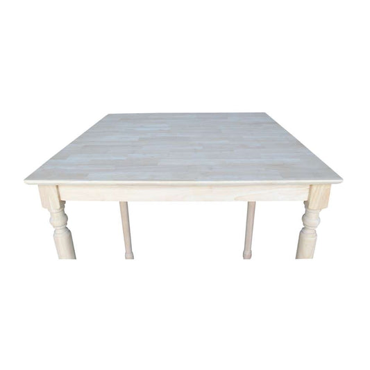 International Concepts - Solid Wood Top Table - Turned Legs - K-3636-342T veiw 2