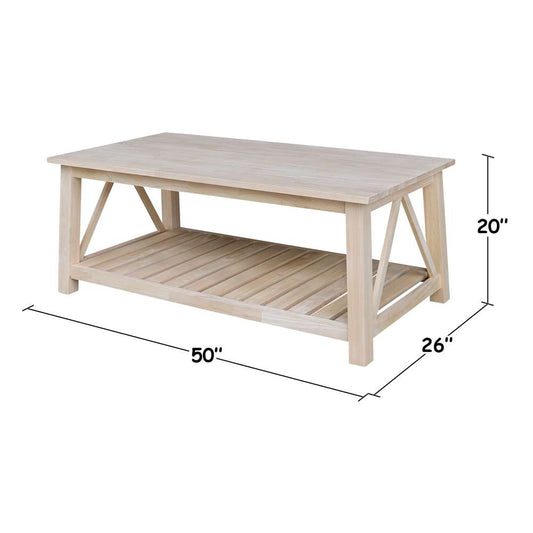 International Concepts - Surrey Coffee Table - OT-16C veiw 2