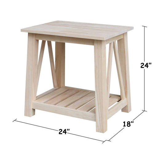 International Concepts - Surrey End Table - OT-16E veiw 2