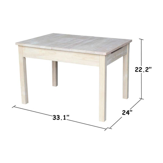 International Concepts - Table with Lift Up Top For Storage - JT-2532L veiw 2