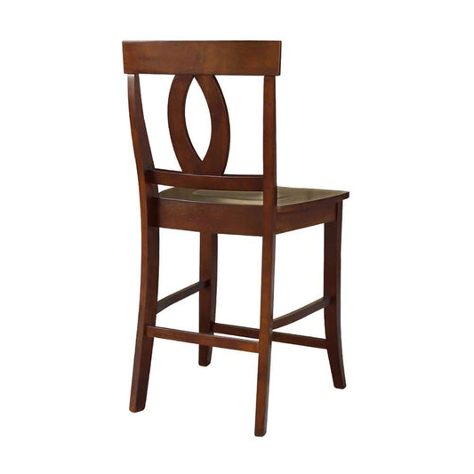 International Concepts - Verona Counter Height Stool - 24inSH in Espresso Finish - S581-1702 veiw 2