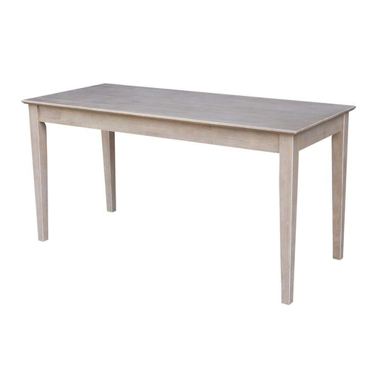International Concepts - Writing Desk with Drawer - Large in Washed Gray Taupe Finish - OF09-42 veiw 2