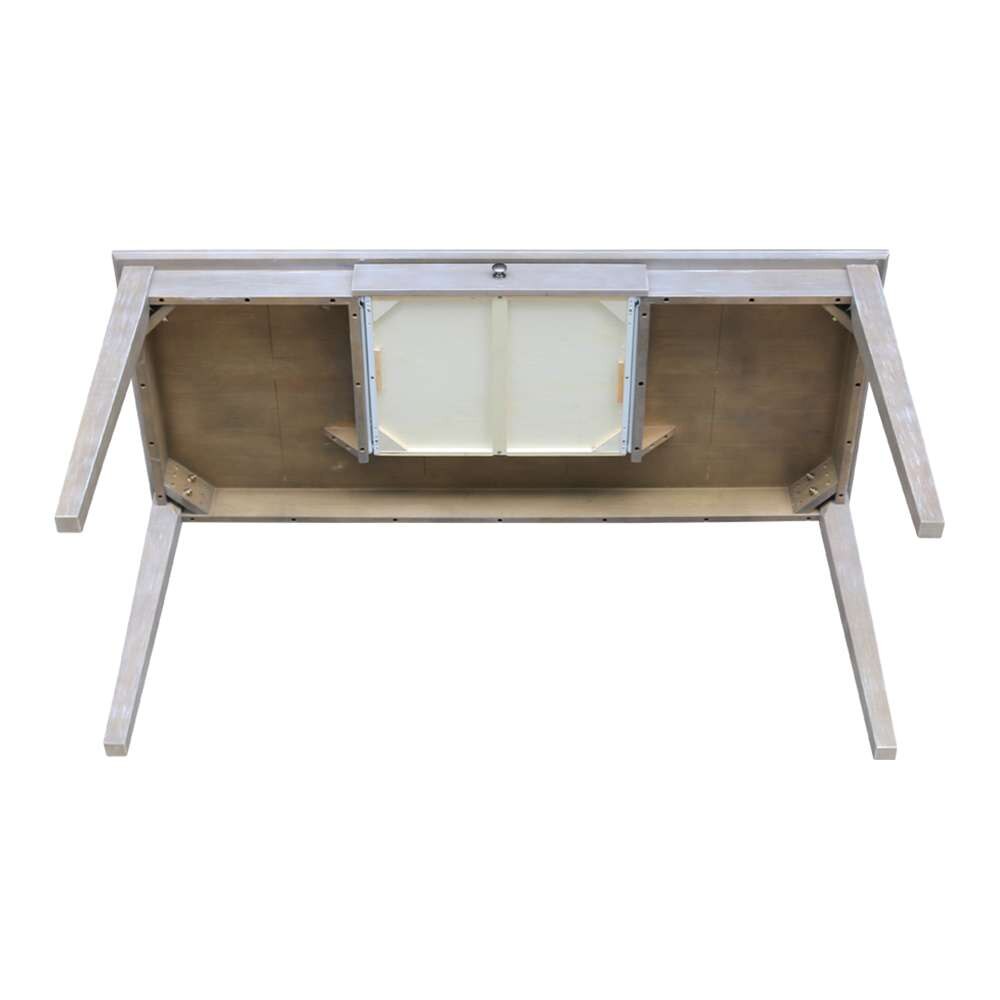 International Concepts - Writing Desk with Drawer - Large in Washed Gray Taupe Finish - OF09-42 veiw 13