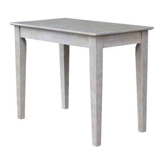 International Concepts - Writing Table in Washed Gray Taupe Finish - OF09-49 veiw 2