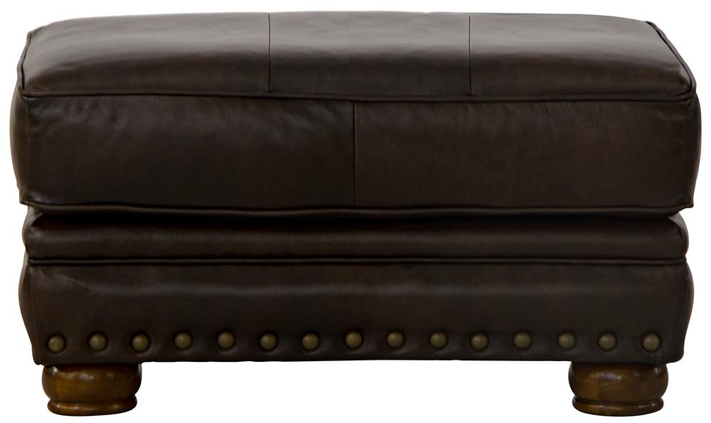 Jackson Furniture - Roberto Top Grain Leather Ottoman in Cocoa - 524110126809306809 veiw 5