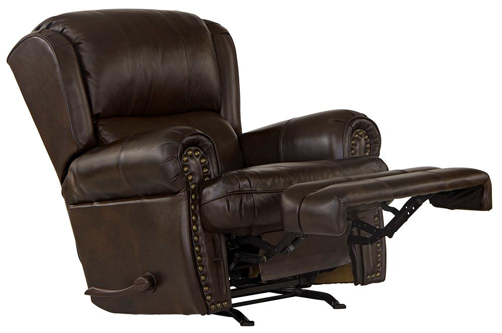 Jackson Furniture - Roberto Top Grain Leather Rocker Recliner in Cocoa - 524111126809306809 veiw 8