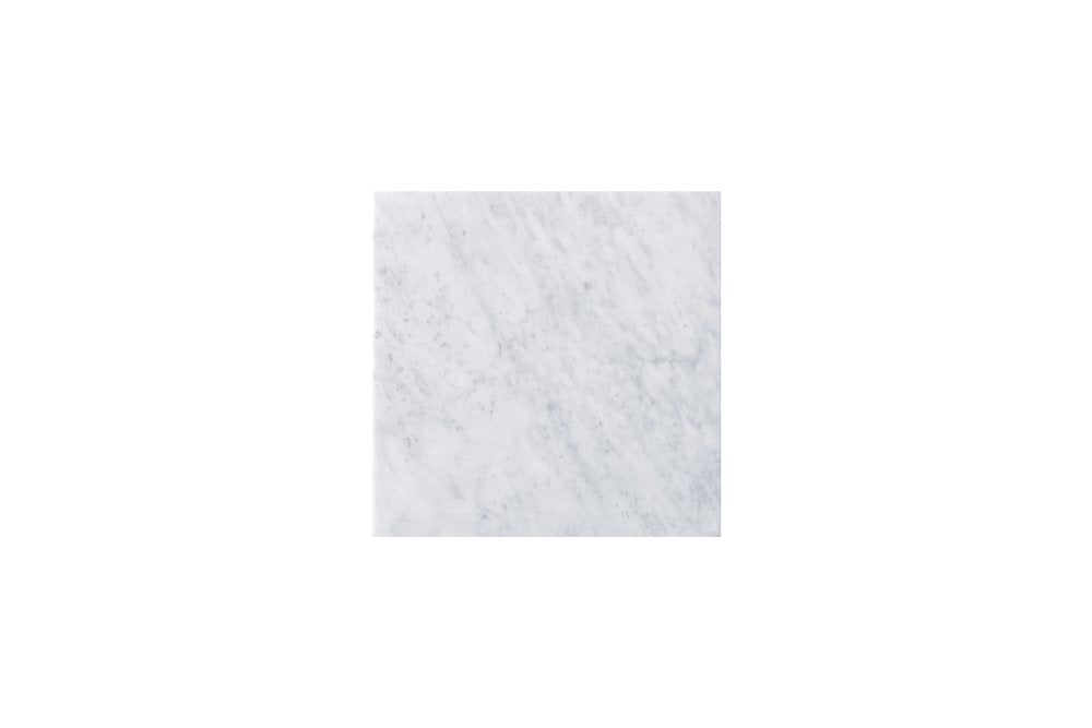 James Martin - 15" Linen Top, 3 CM Carrara White Marble, No Holes - 090-T15-CAR view 1