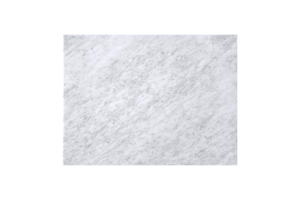 James Martin - 30" Linen Top, 3 CM Carrara White Marble, No Holes - 090-T30-CAR view 1