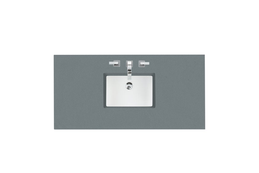 James Martin - 48" Single Top, 3 CM Cala Blue Silestone w/ Sink - 050-S48-CBL-SNK view 1