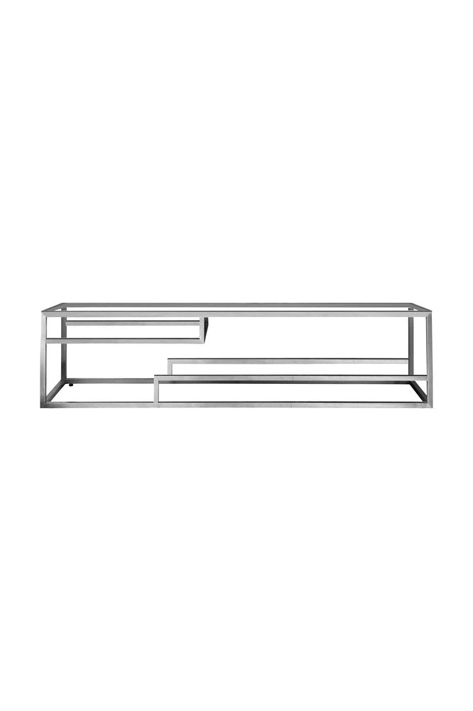 James Martin - 72" Cabinet base for Columbia Cabinets, Satin Nickel - 983-B72-BNK view 1
