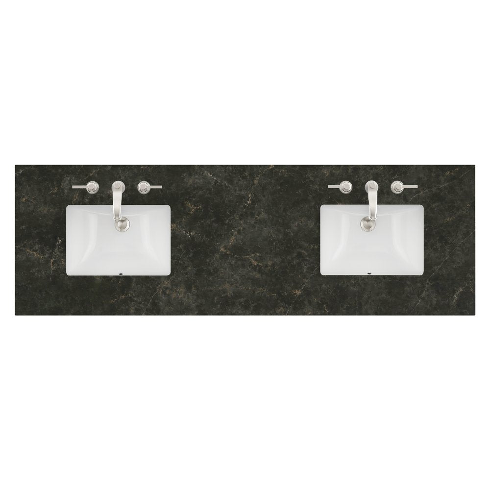 James Martin - 72" Double Top, 3CM Phantome Eclos w/ Sink - 040-S72-PHT-SNK view 1