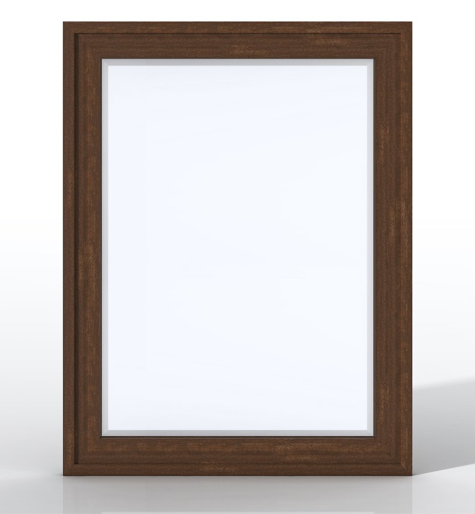 James Martin - Addison 30" Rectangular Mirror, Mid-Century Acacia - E444-M30-MCA view 1