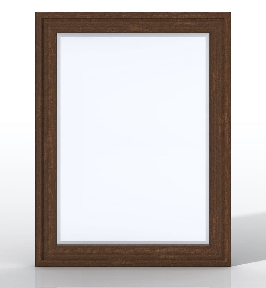 James Martin - Addison 30" Rectangular Mirror, Mid-Century Acacia - E444-M30-MCA view 1