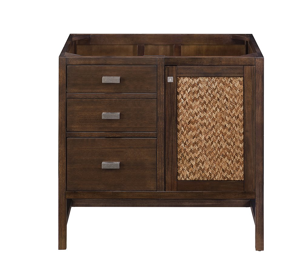 James Martin - Addison 36" Single Vanity Cabinet, Mid-Century Acacia - E444-V36-MCA view 3