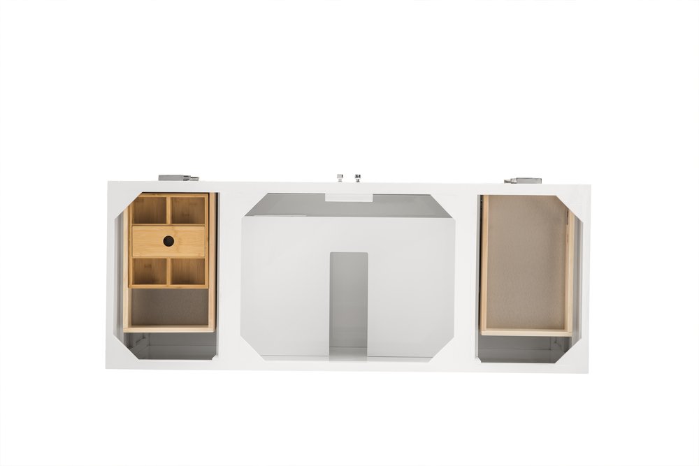 James Martin - Addison 60" Single Vanity Cabinet, Glossy White - E444-V60S-GW view 3