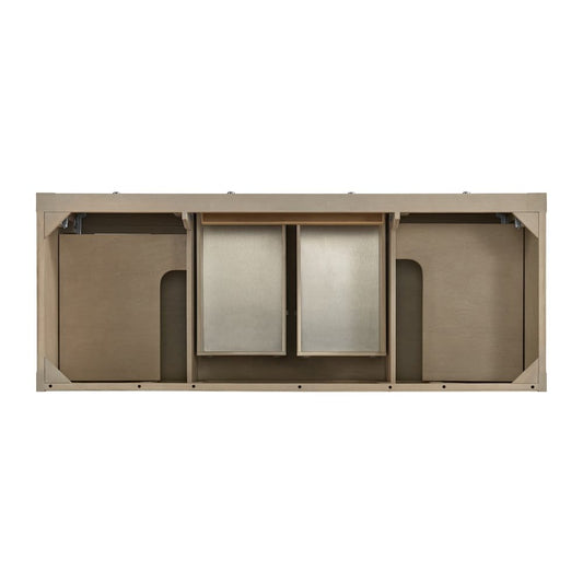 James Martin - Breckenridge 60" Double Vanity, Whitewashed Oak - 330-V60D-M-WWO view 2