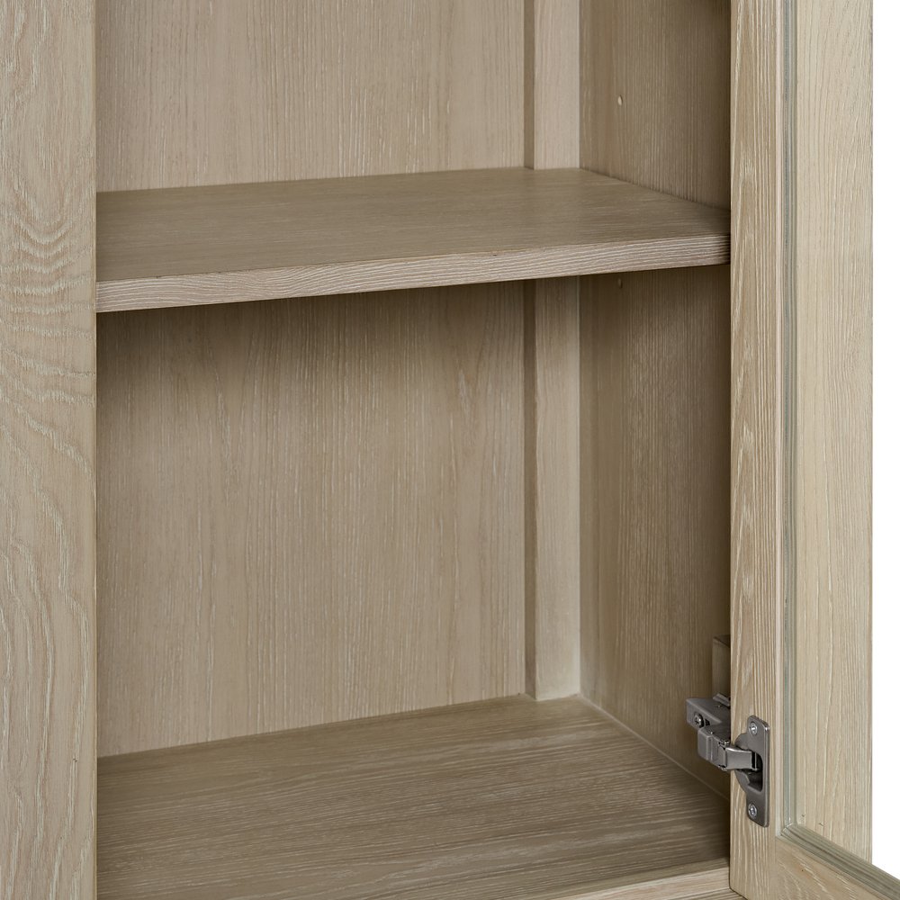James Martin - Breckenridge Linen Cabinet, Whitewashed Oak - 330-LC-WWO view 17