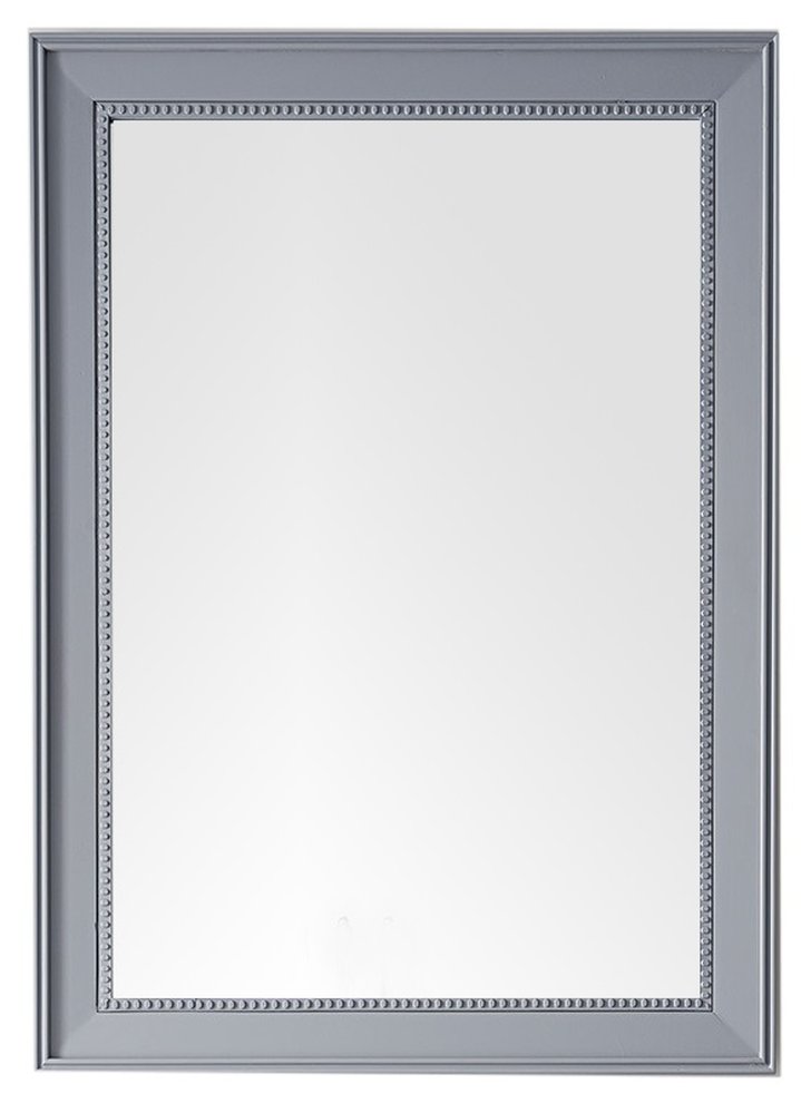 James Martin - Bristol 29" Rectangular Mirror, Silver Gray - 157-M29-SL view 1