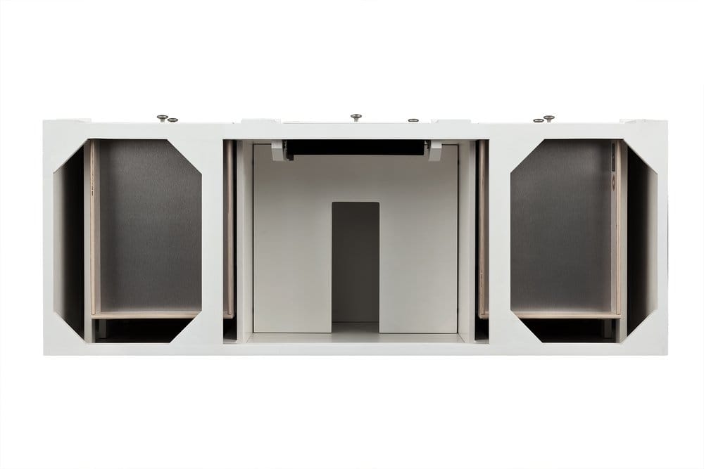 James Martin - Bristol 60" Single Vanity Cabinet, Bright White - 157-V60S-M-BW view 2