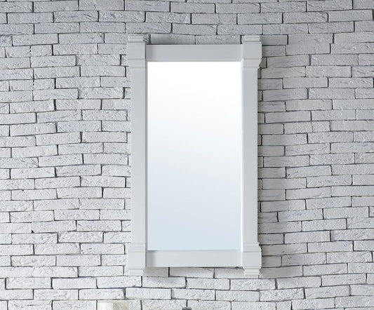 James Martin - Brittany 22" Mirror, Bright White - 650-M22-BW view 2