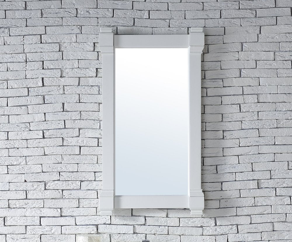 James Martin - Brittany 22" Mirror, Bright White - 650-M22-BW view 2