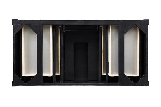 James Martin - Brittany 48" Single Vanity Cabinet, Black Onyx - 650-V48-M-BKO view 2