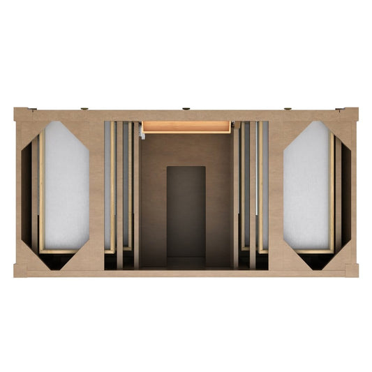 James Martin - Brittany 48" Single Vanity Cabinet, Pecan - 655-V48-PCN view 2