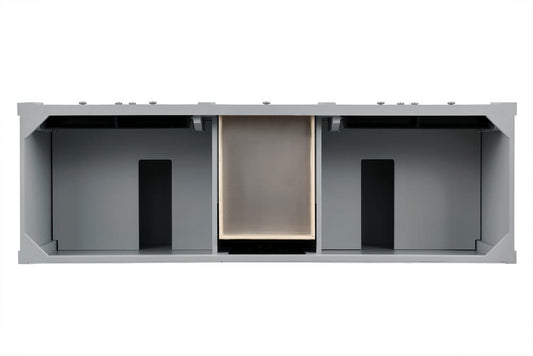 James Martin - Brittany 72" Double Vanity Cabinet, Urban Gray - 650-V72-M-UGR view 2