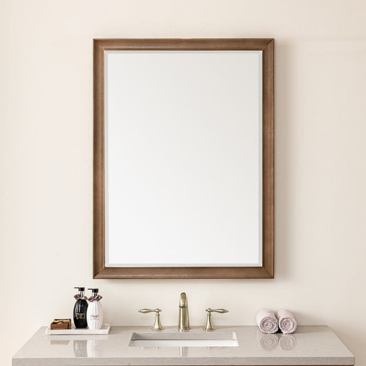 James Martin - Glenbrooke 30" Mirror, Whitewashed Walnut - 735-M30-WWW view 2