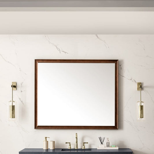 James Martin - Glenbrooke 48" Mirror, Mid-Century Walnut - 735-M48-WLT view 2