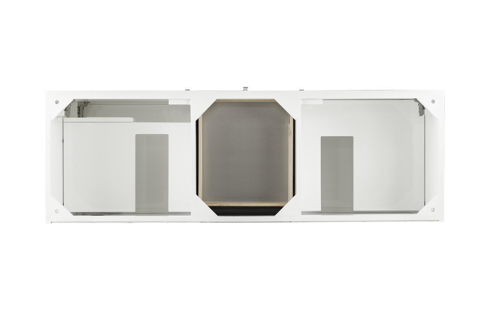 James Martin - Linear 59" Double Vanity, Glossy White - 210-V59D-GW view 2