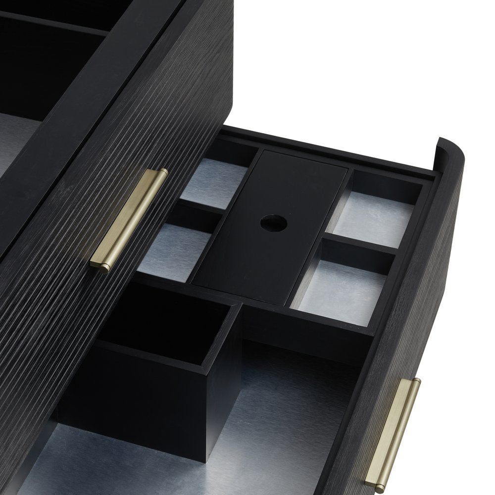 James Martin - Lucian 72" Double Vanity, Carbon Oak - D704-V72-CBO view 8