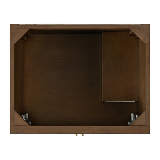James Martin - Myrrin 30" Single Vanity Cabinet, Mid-Century Walnut - 485-V30-WLT view 2