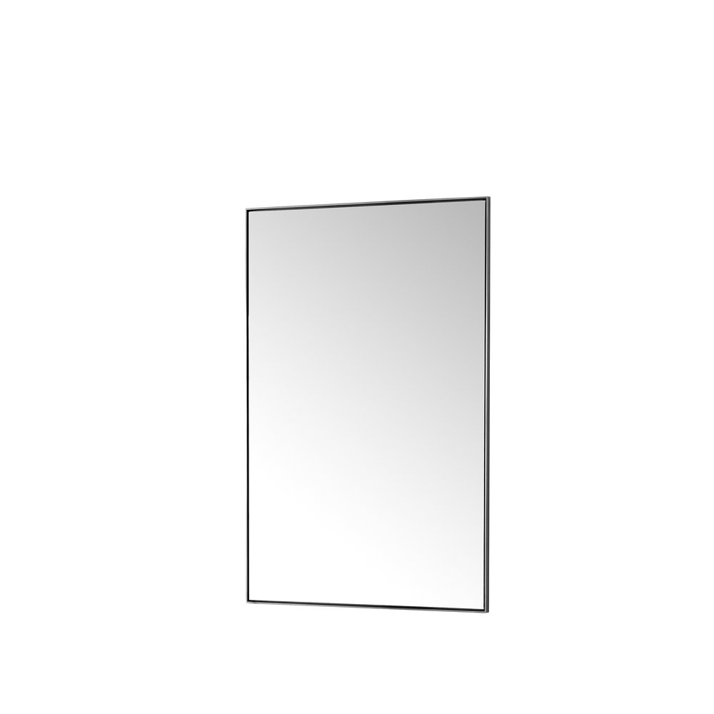 James Martin - Rohe 26" Rectangular Mirror, Satin Nickel - 715-M26-SN view 4