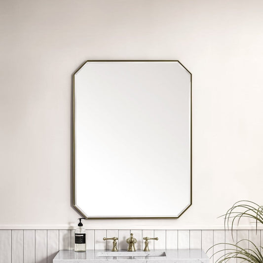 James Martin - Rohe 30" Octagonal Mirror, Champagne Brass - 715-MO30-CB view 2