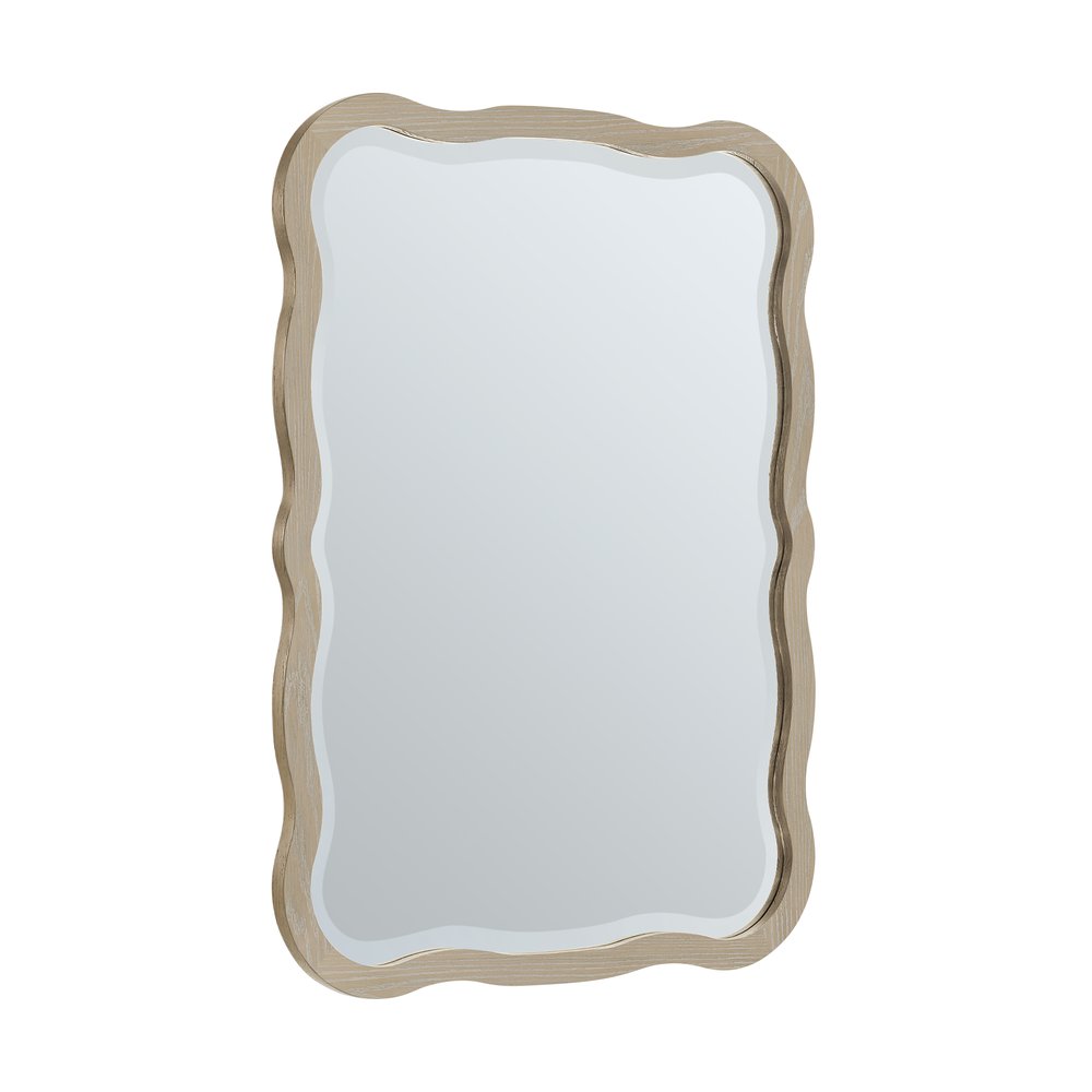 James Martin - Rowyn Wavy 28" Mirror, Natural - 246-M28-NAT view 2