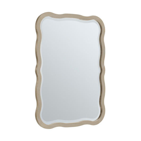 James Martin - Rowyn Wavy 28" Mirror, Natural - 246-M28-NAT view 2