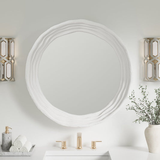 James Martin - Terra 30" Mirror, Limestone - 250-MR30-LST view 2