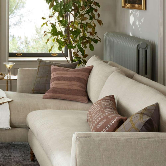 Jean Stoffer x Loloi - Kristy Clay 18 x 18 Cover Only Pillow - P134PJS0001CG00PIL1 veiw 2