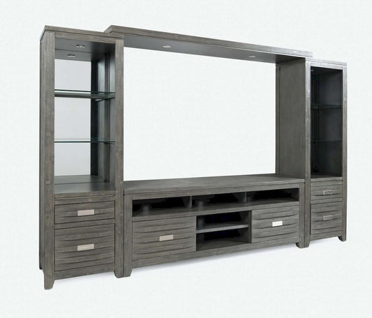 Jofran - Altamonte Entertainment wall in Brushed Grey - 1854-227078KT view 2